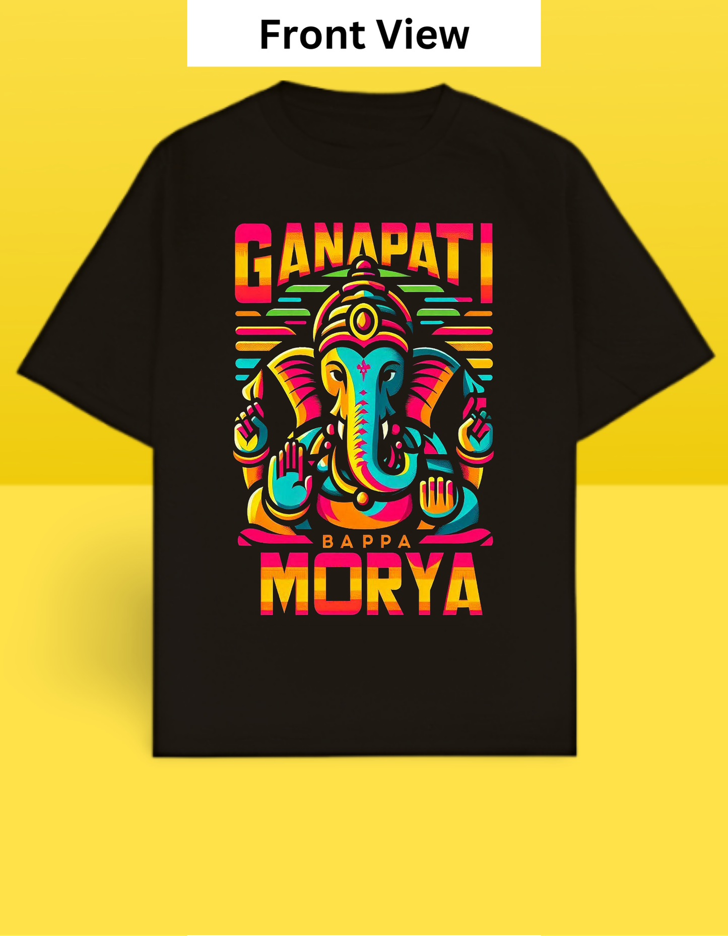 Ganapati Bappa Oversized Tee