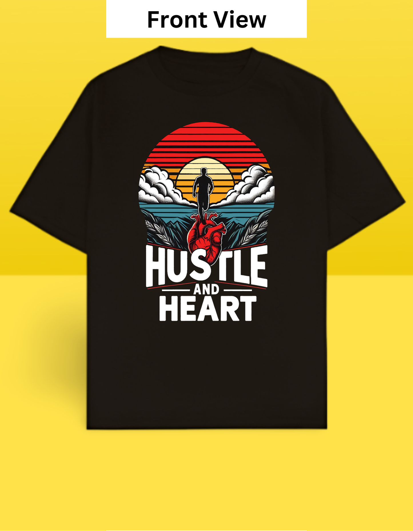 Hustle & Heart Oversized Tee