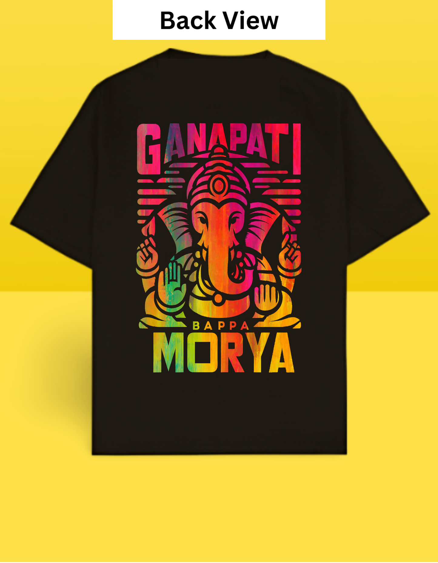 Divine Ganesha Oversized Tshirt