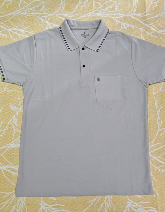 Grey Polo T-shirt