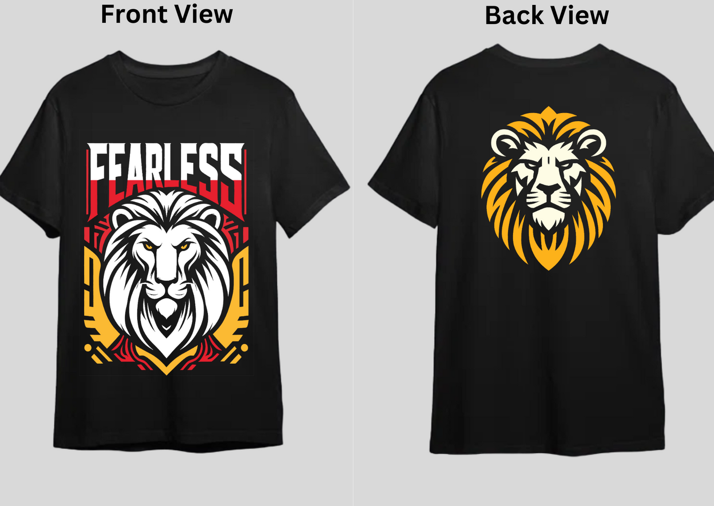 Fearless Lion Regular Fit Tee