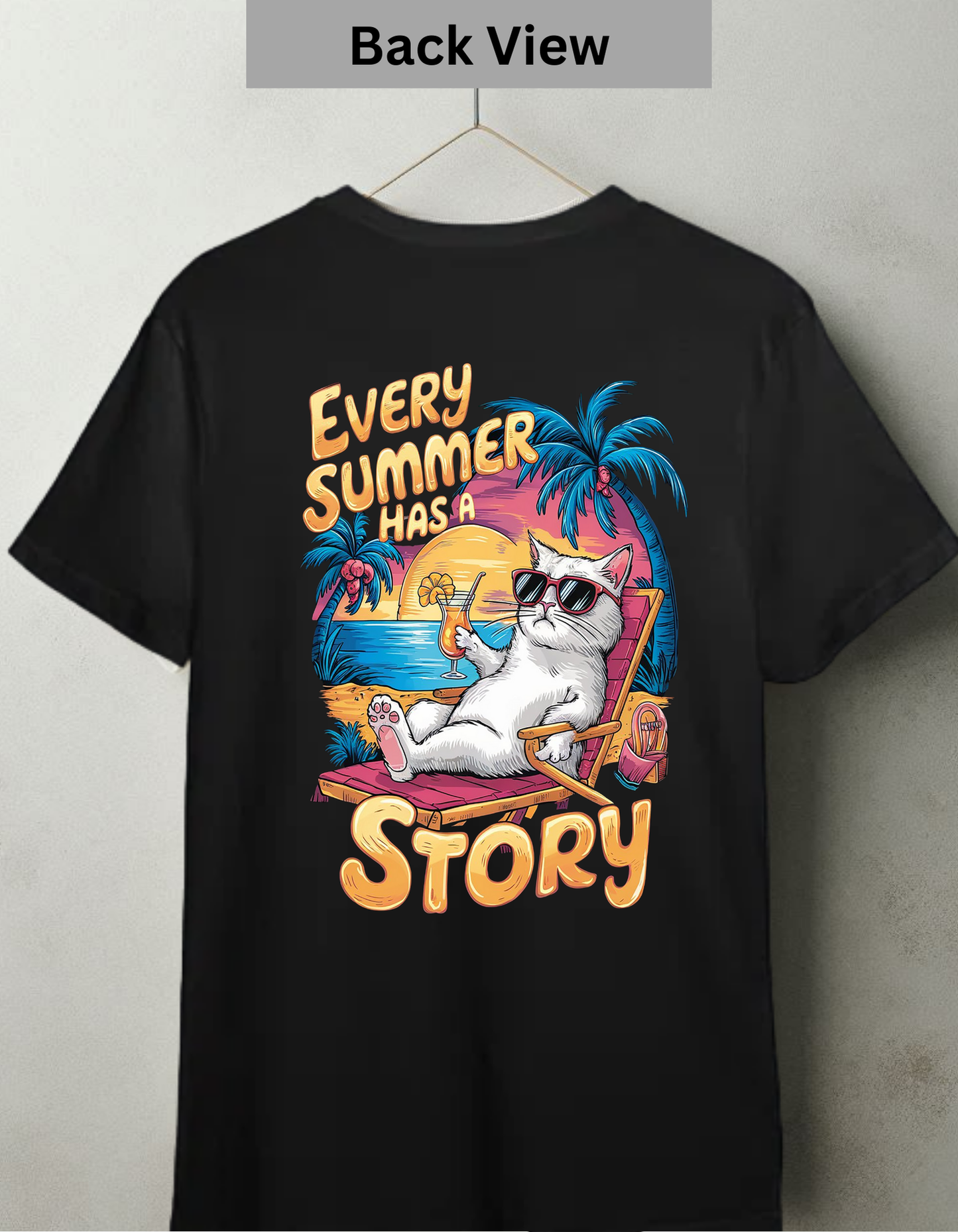 Beach Cat Regular Fit Tee