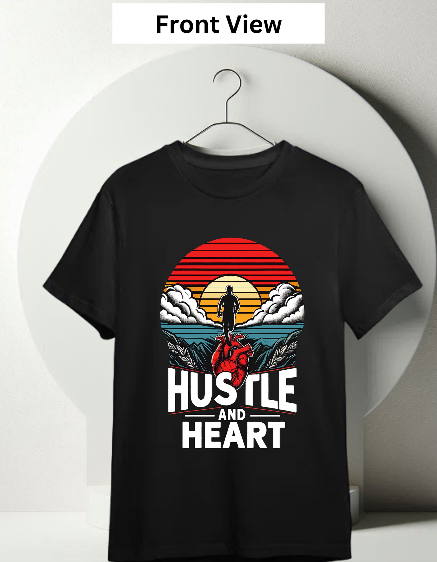 Hustle & Heart Regular Fit Tee