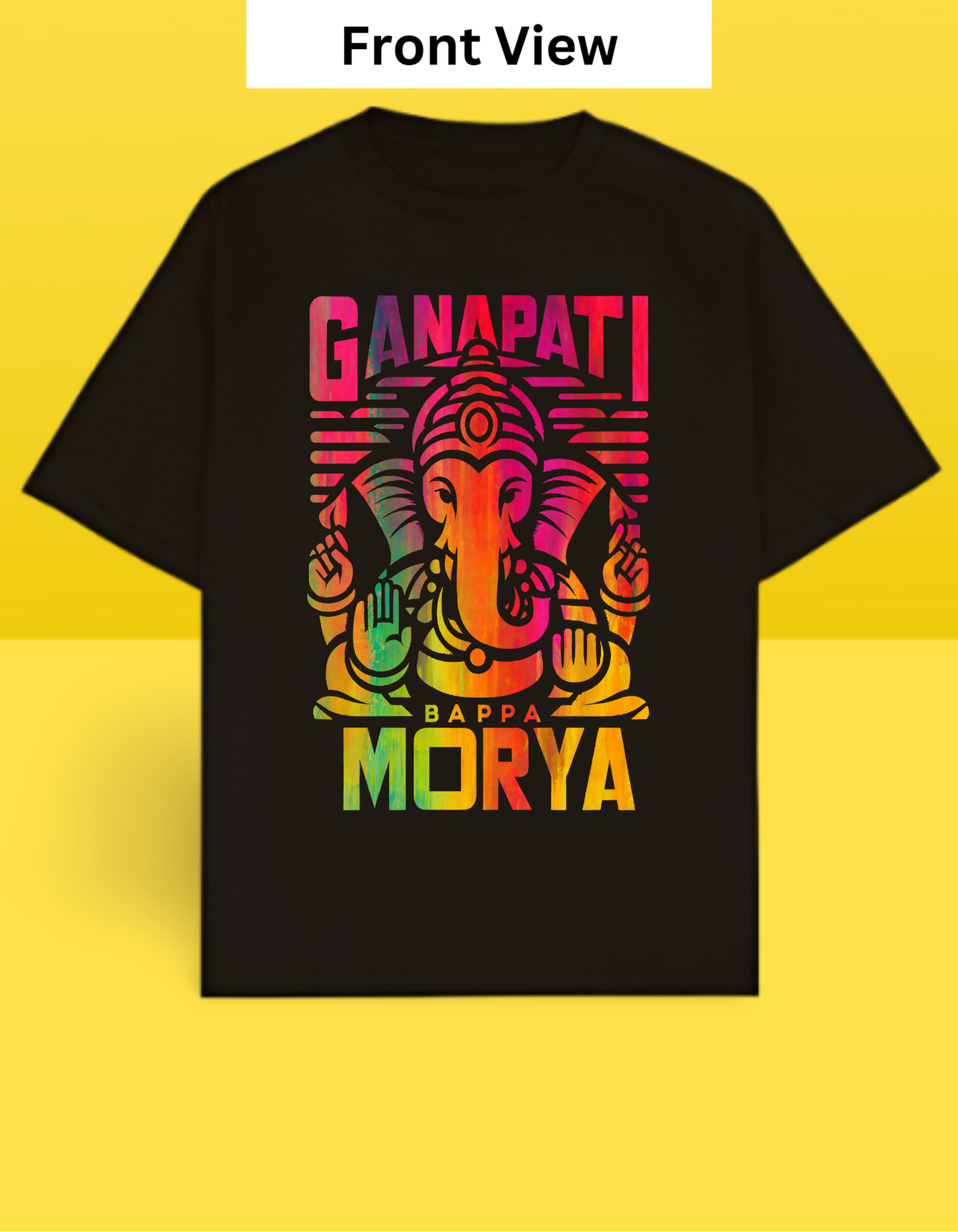 Divine Ganesha Oversized Tshirt