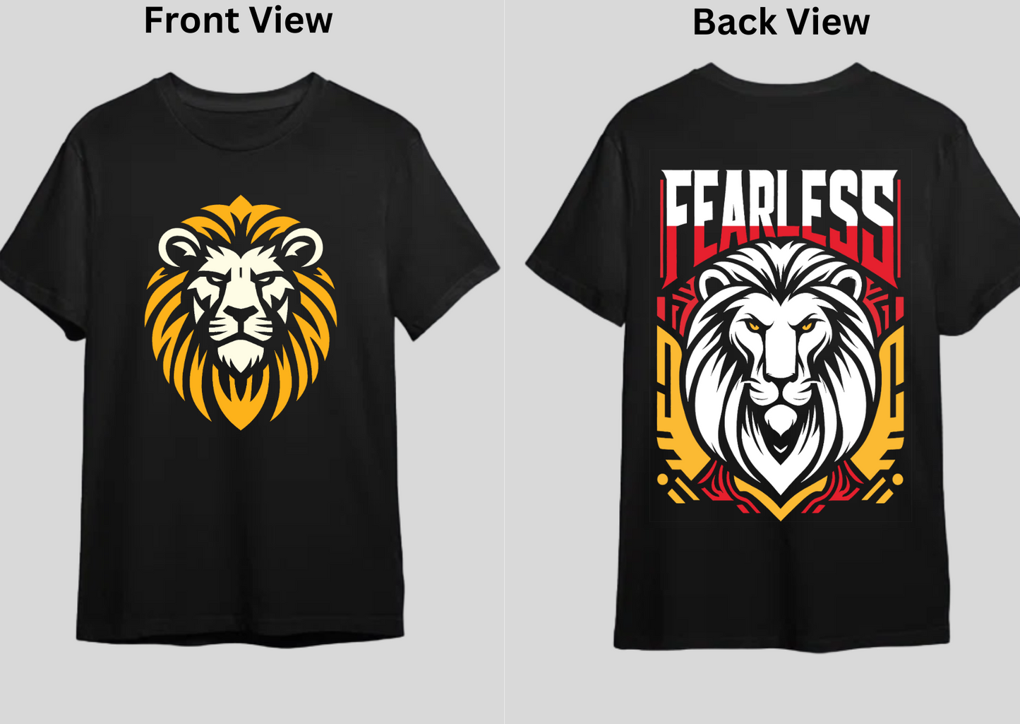 Fearless Lion Regular Fit Tee