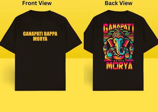 Ganapati Bappa Morya Oversized Tee