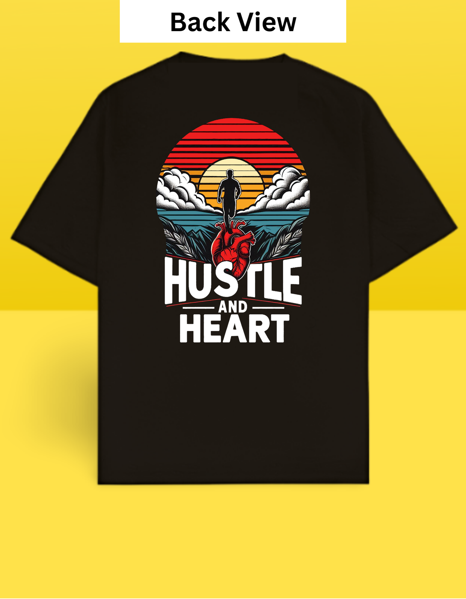 Hustle & Heart Oversized Tee