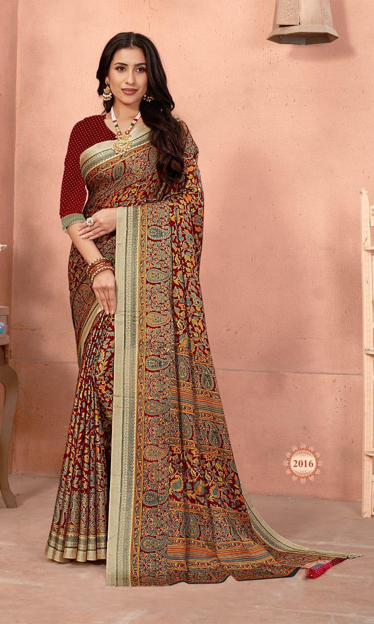 Pashmina Silk Fusion Saree